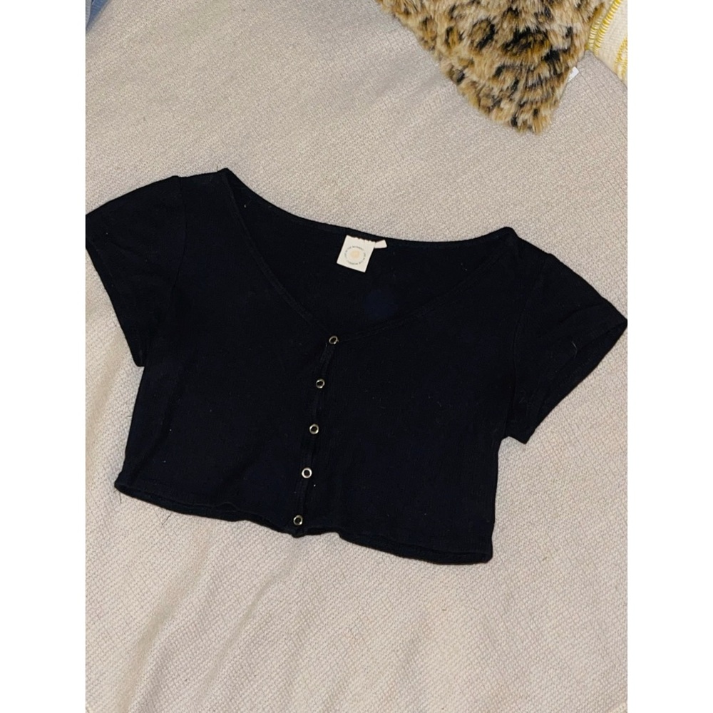Black Crop Top